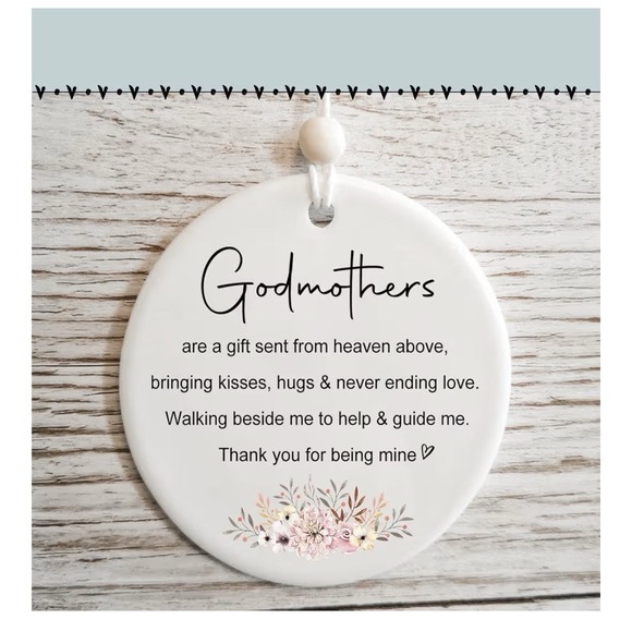 Kusry Other - Godmother Christmas Ornament from Godchild 2024, god from Godson or Goddaught...